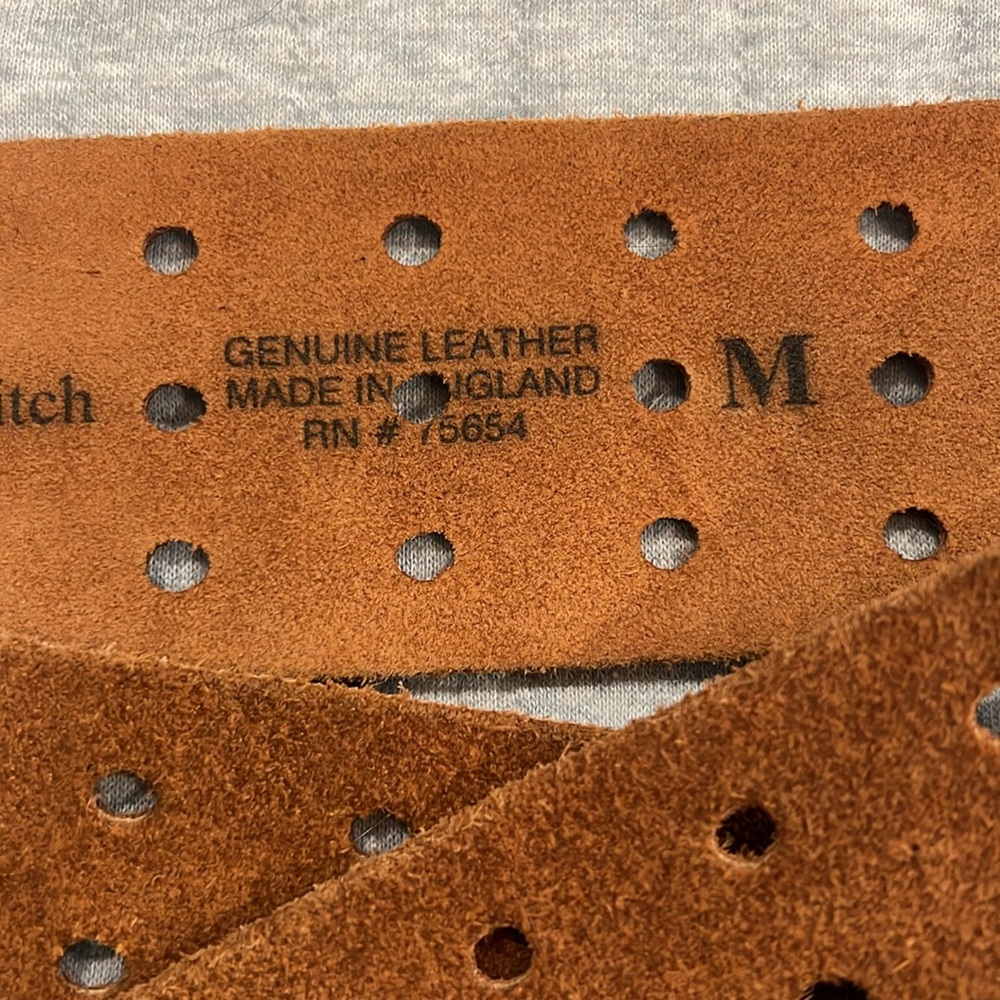 Abercrombie & Fitch leather belt - Picture 3 of 4